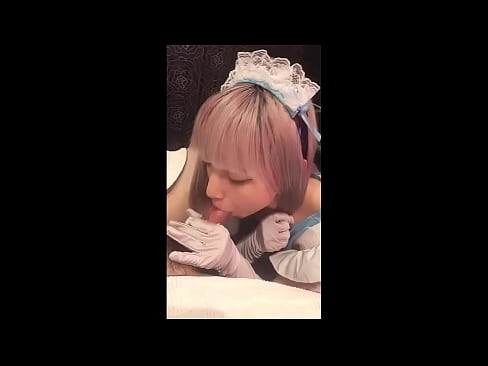 ❤️ Japanese Idol [mayuka], French maid costume, part 1, blowjob and jerk off with lotion Zolaula pa ife ️❤